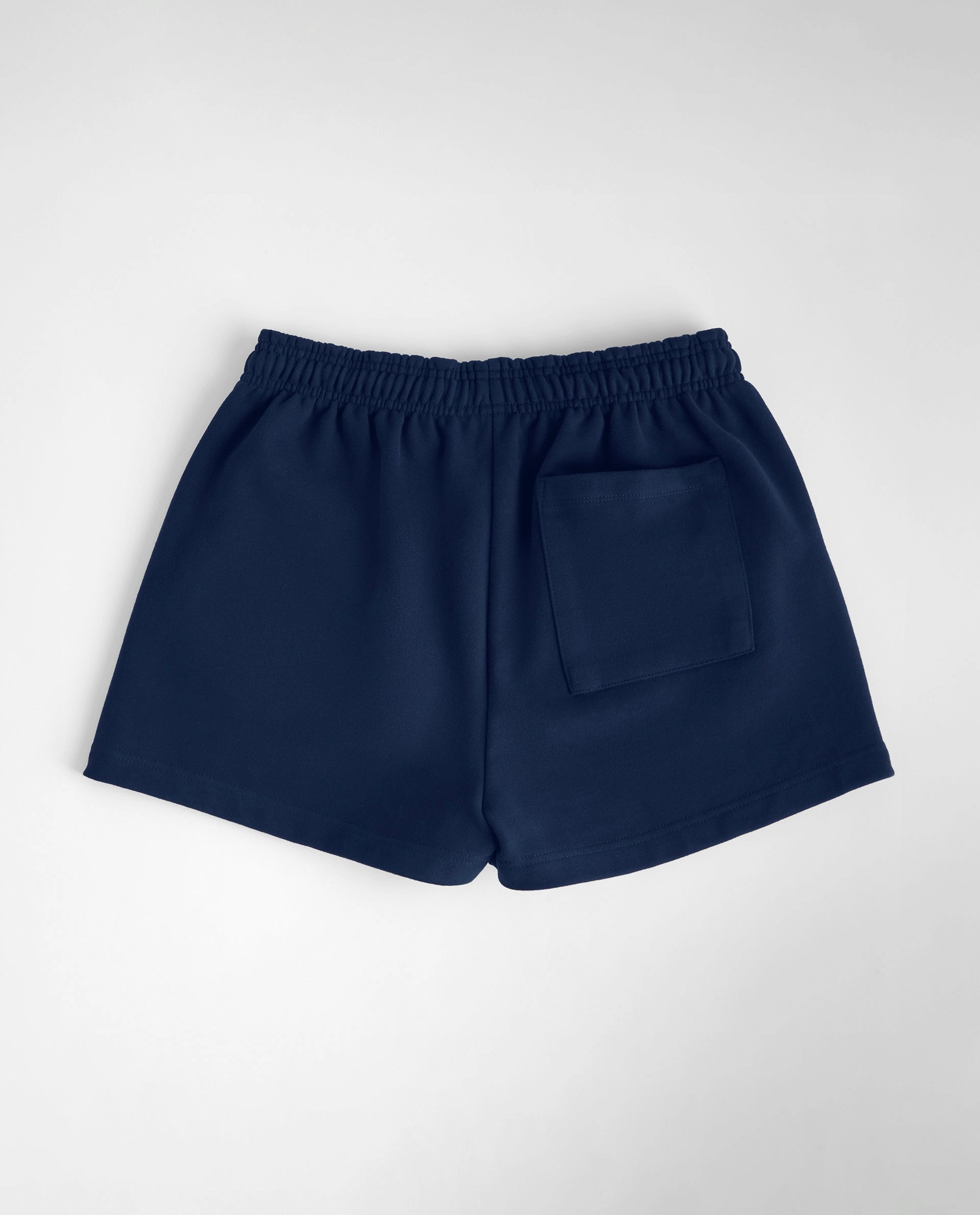 Varsity Sweat Shorts - Navy Blue/Marshmallow White