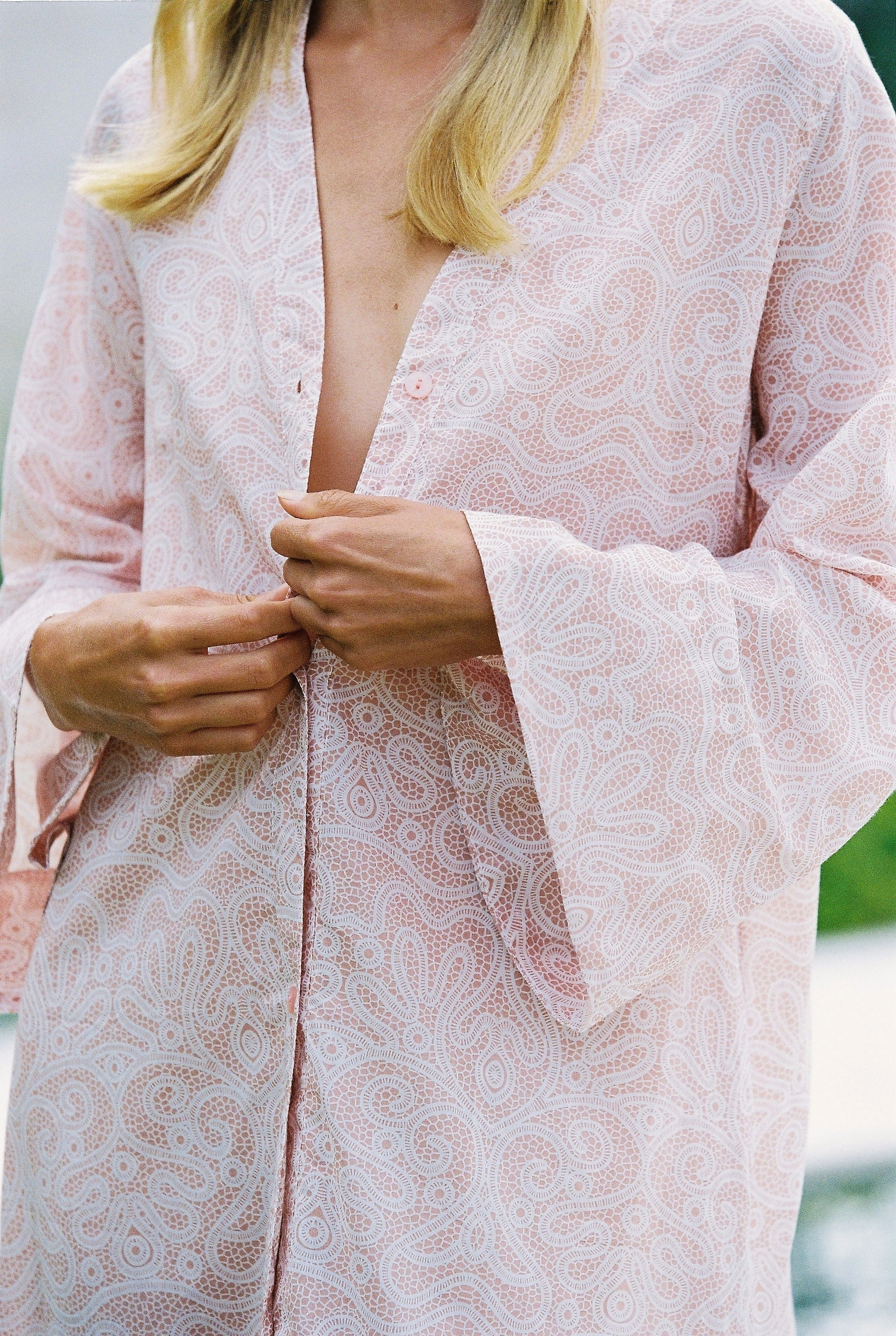 Vera Cover-Up - Cotton Voile - Lace