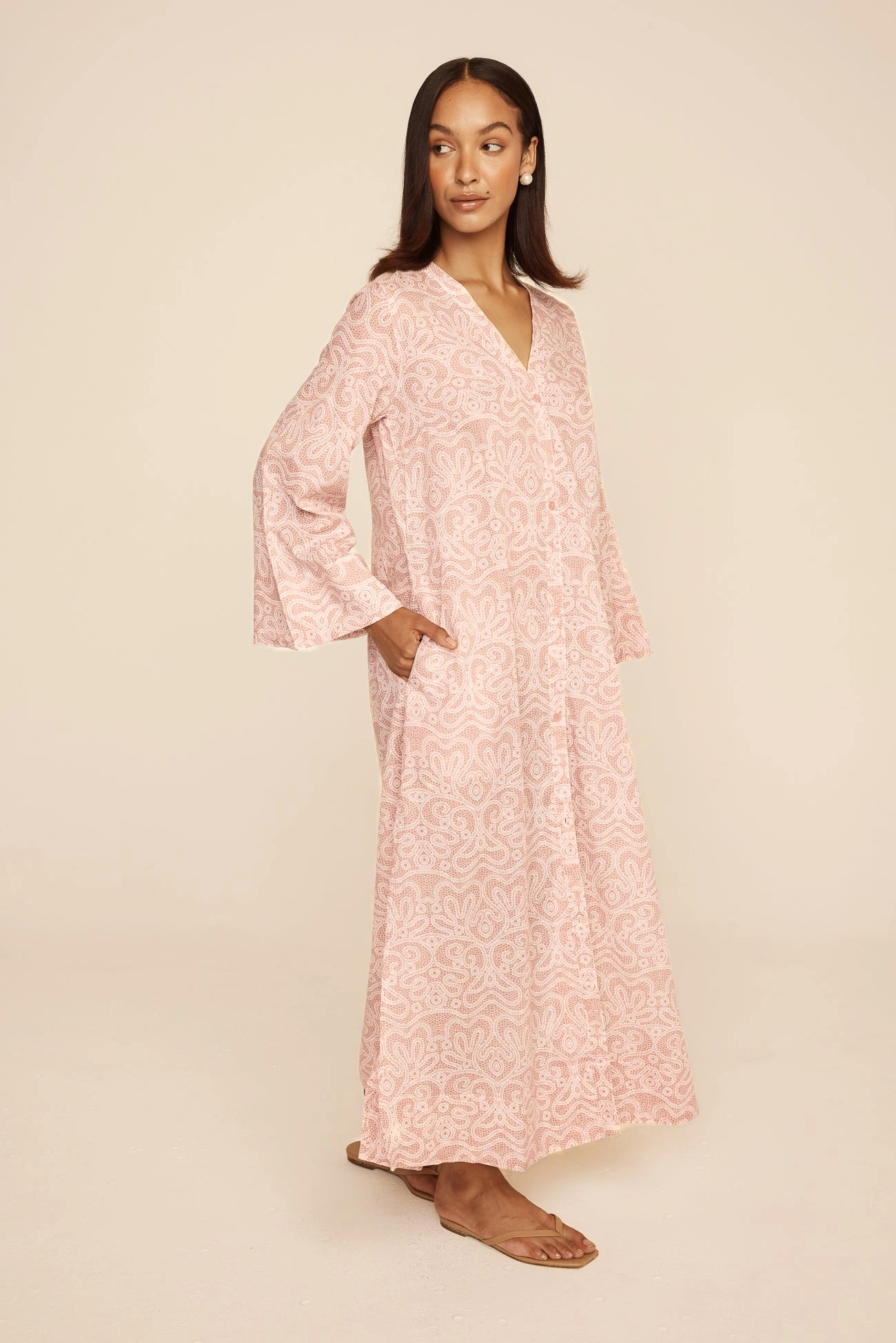 Vera Cover-Up - Cotton Voile - Lace