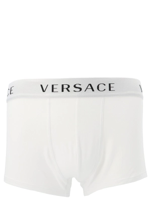 Versace 2 Pack Logo Band Briefs