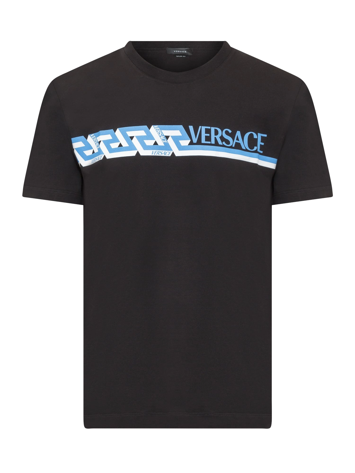 Versace Logo Printed Crewneck T-Shirt