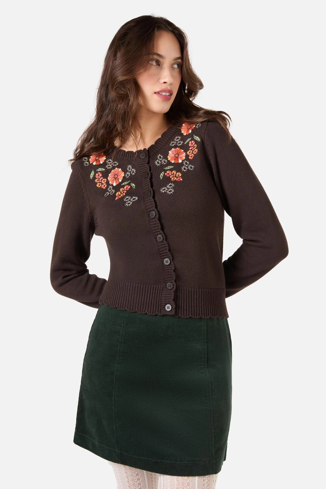 Viva Embroidered Cardigan