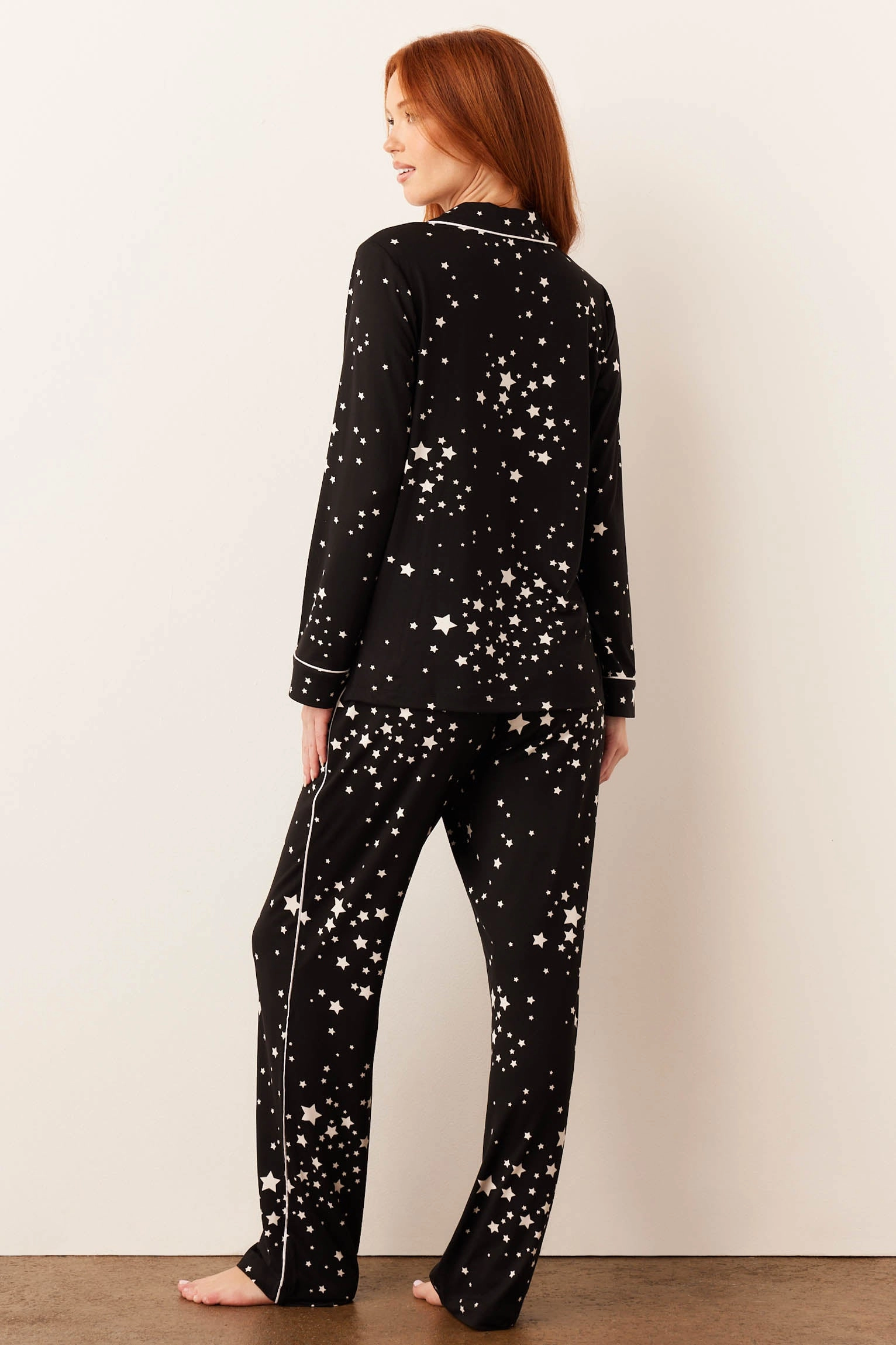Winter PJ Set | Black Stars