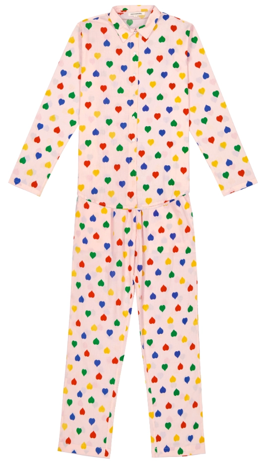 Women Pyjama Multico Heart - ملابس سباحة