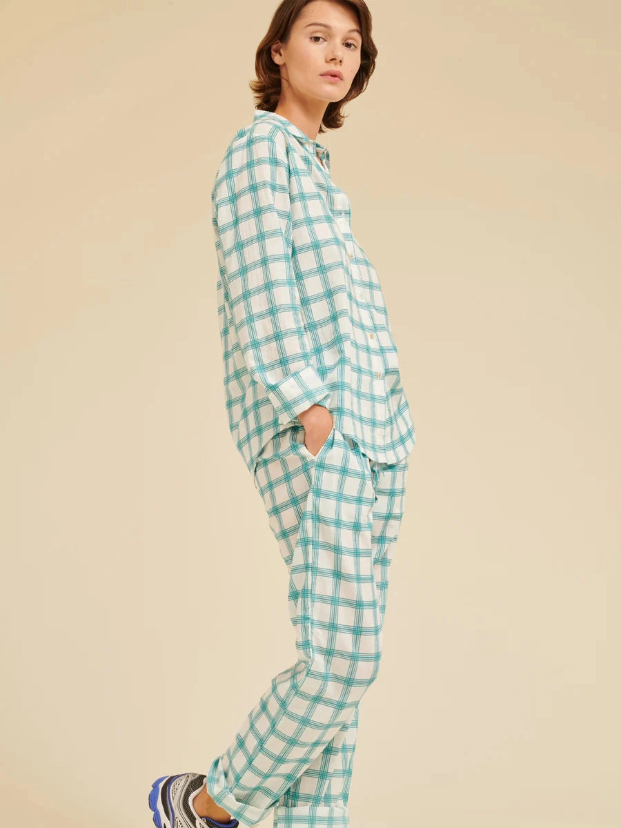 Women Pyjama Porcelain Check - ملابس سباحة