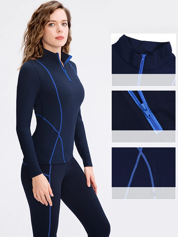 Women's Fleece High Elastic Sports Thermal Sets
