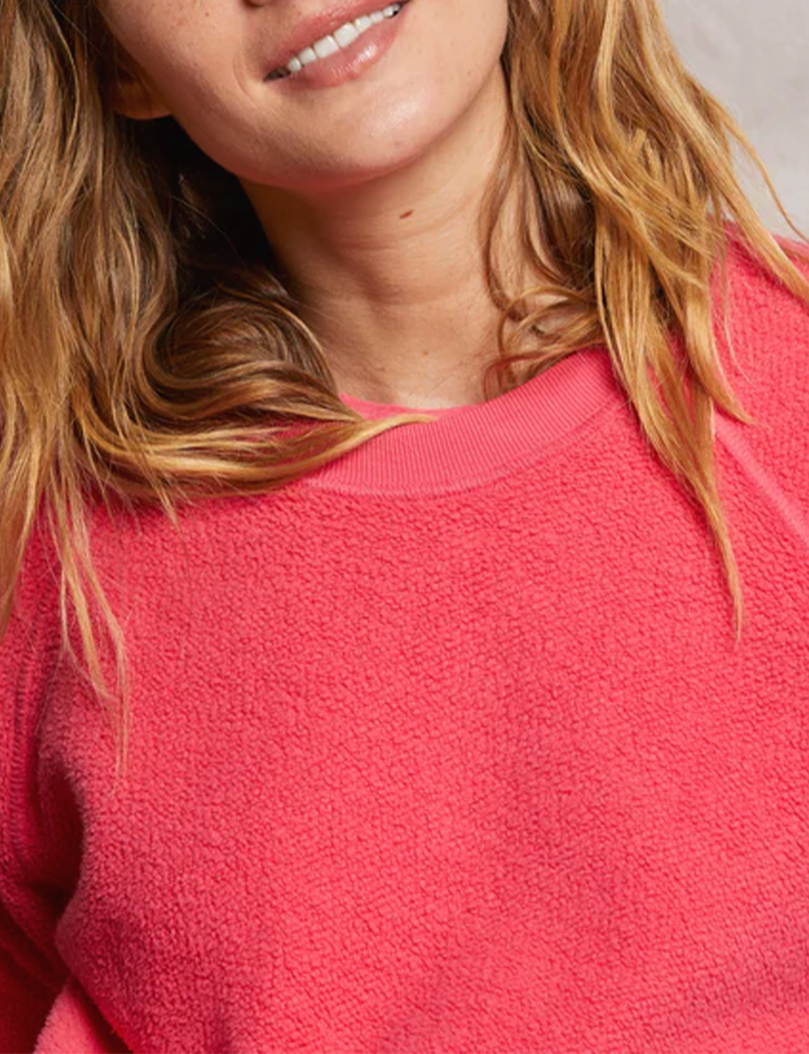 Ziggy Inside Out Sweatshirt, Pink Bloom