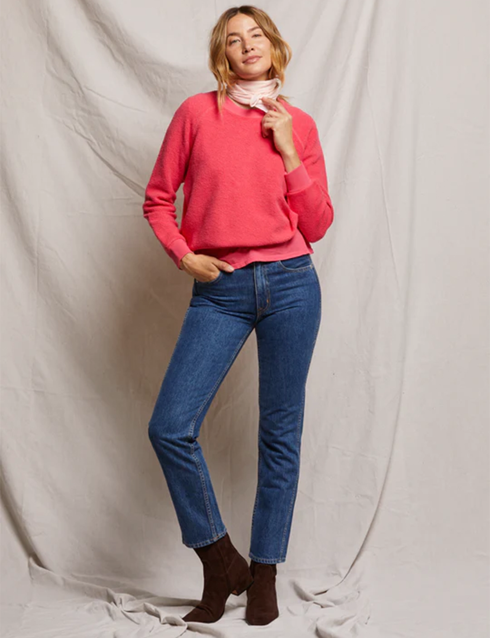 Ziggy Inside Out Sweatshirt, Pink Bloom