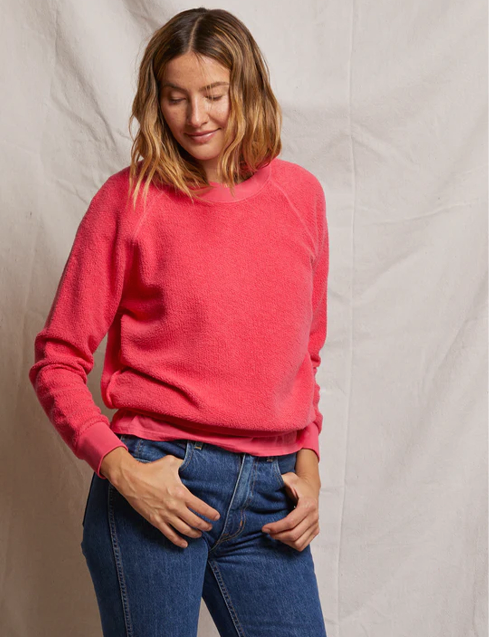 Ziggy Inside Out Sweatshirt, Pink Bloom